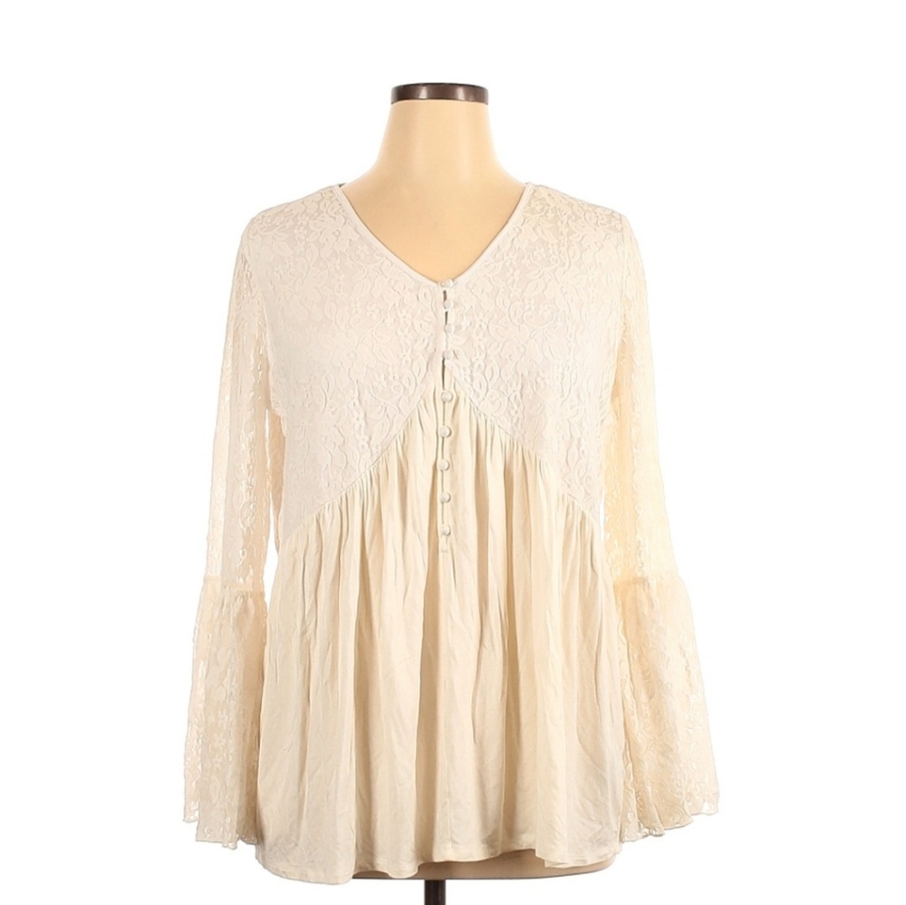 DG2 Diane Gillman Romantic Lace Top Size XL